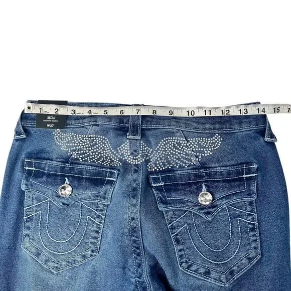 New True Religion Becca Mid Rise Bootcut Jeans Women’s Size 27 - Picture 7 of 10